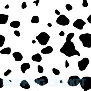 Nahtlose dalmatiner Flecken svg, dxf, png, eps, cutfile, Schnittdatei, Dalmatiner, Muster, Textur, Tieleable, sich wiederholend, Kuh INSTANT DOWNLOAD