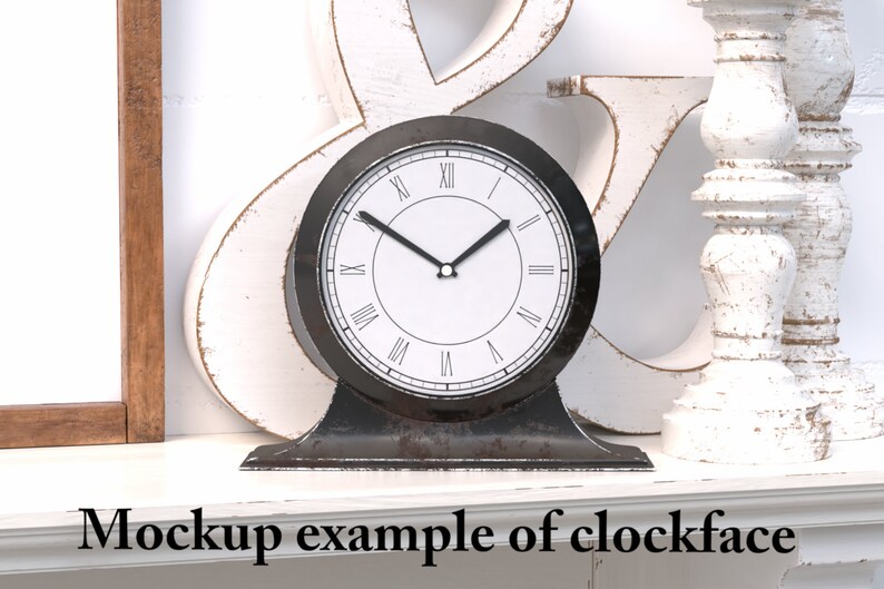 Download 6 Clock face svg bundle dxf eps cut file for Cricut | Etsy