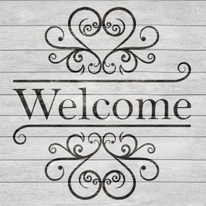 Welcome sign SVG, welcome svg, welcome cut file, dxf, png, cutfile, welcome printable, dye sublimation print template DIGITAL DOWNLOAD