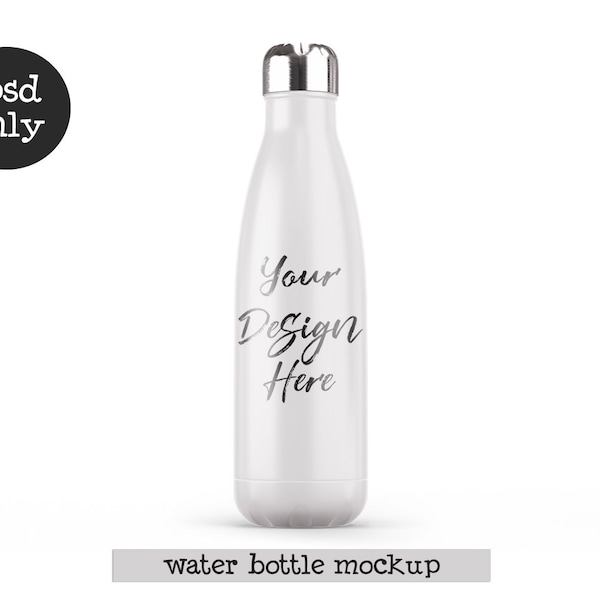 17oz water bottle photoshop mockup, custom bottle mock up,dye sublimation, vinyl decal, template vacuum flask insulated  DIGITAL DOWNLOAD