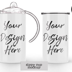 Schnabeltasse Mockup: Sublimationsbecher Vorlage (Digitaler Download)