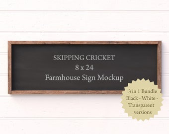 8x24 farmhouse sign mockup, simple wood frame, cottage styled stock photography, chalkboard flat lay rustic frame mockup DIGITAL DOWNLOAD