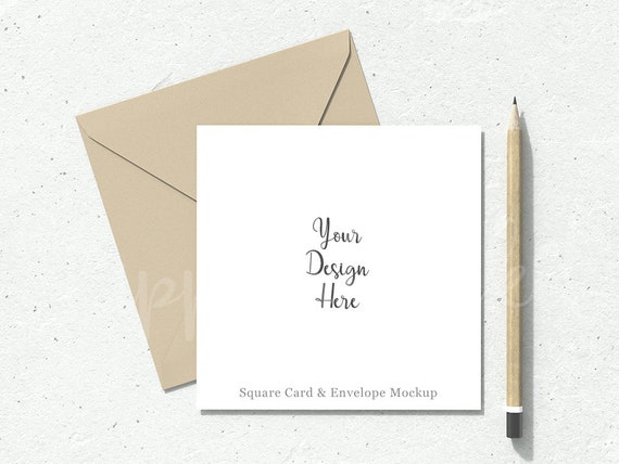 Square Mockup Canvas Mockup Card Mockup Stationery Mockup Etsy