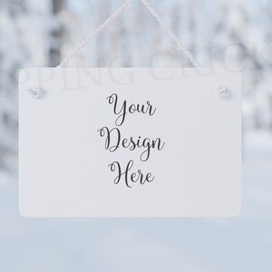 White rectangle christmas ornament mockup, ed white or clear, custom background and text, christmas template, transparent Digital Download