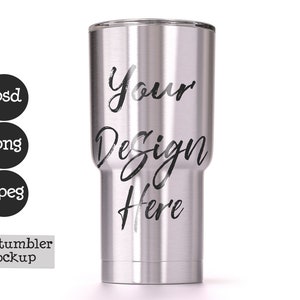 Steel tumbler mockup #3, tumbler template, 30oz, travel flask mockup, decal mockup, cup mockup, outdoor, smart object  DIGITAL DOWNLOAD