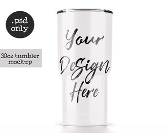 30oz Tumbler Mockup: Customizable PSD Template (Digital Download)