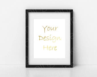 Black frame mockup, 8x16 simple print mockup, styled stock photography, photography mockup, simple photography mockup, DIGITAL DOWNLOAD