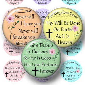 CHRISTIAN, Bible Verses, Bottle Cap Images, 1 Inch Circles, Digital ...