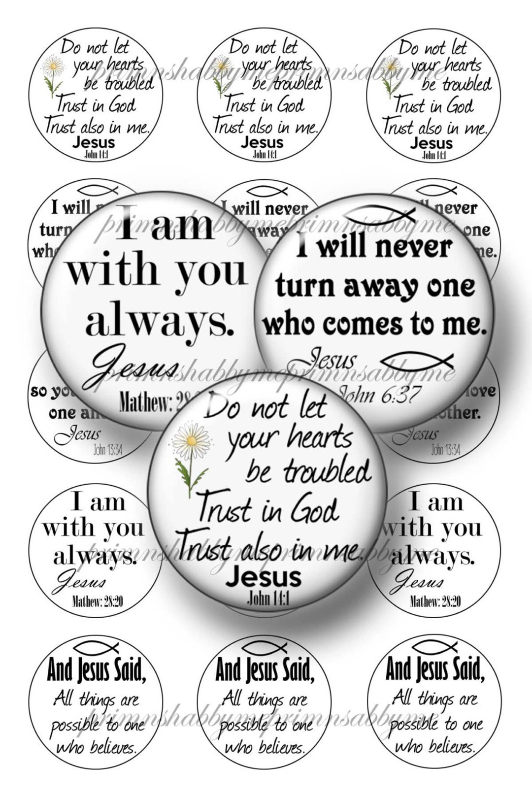 CHRISTIAN, JESUS, Bible Verses, Bottle Cap Images,1 Inch Circles ...