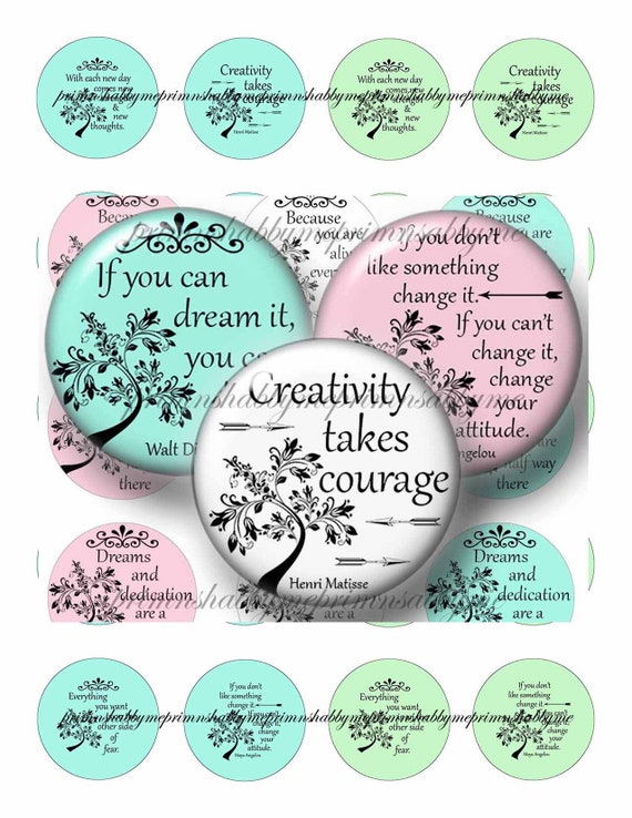 1.313 Circles Badges Books 1 inch Button Machine Digital Download Collage Sheet 2019-1 Magnets Quotes Pins Reading