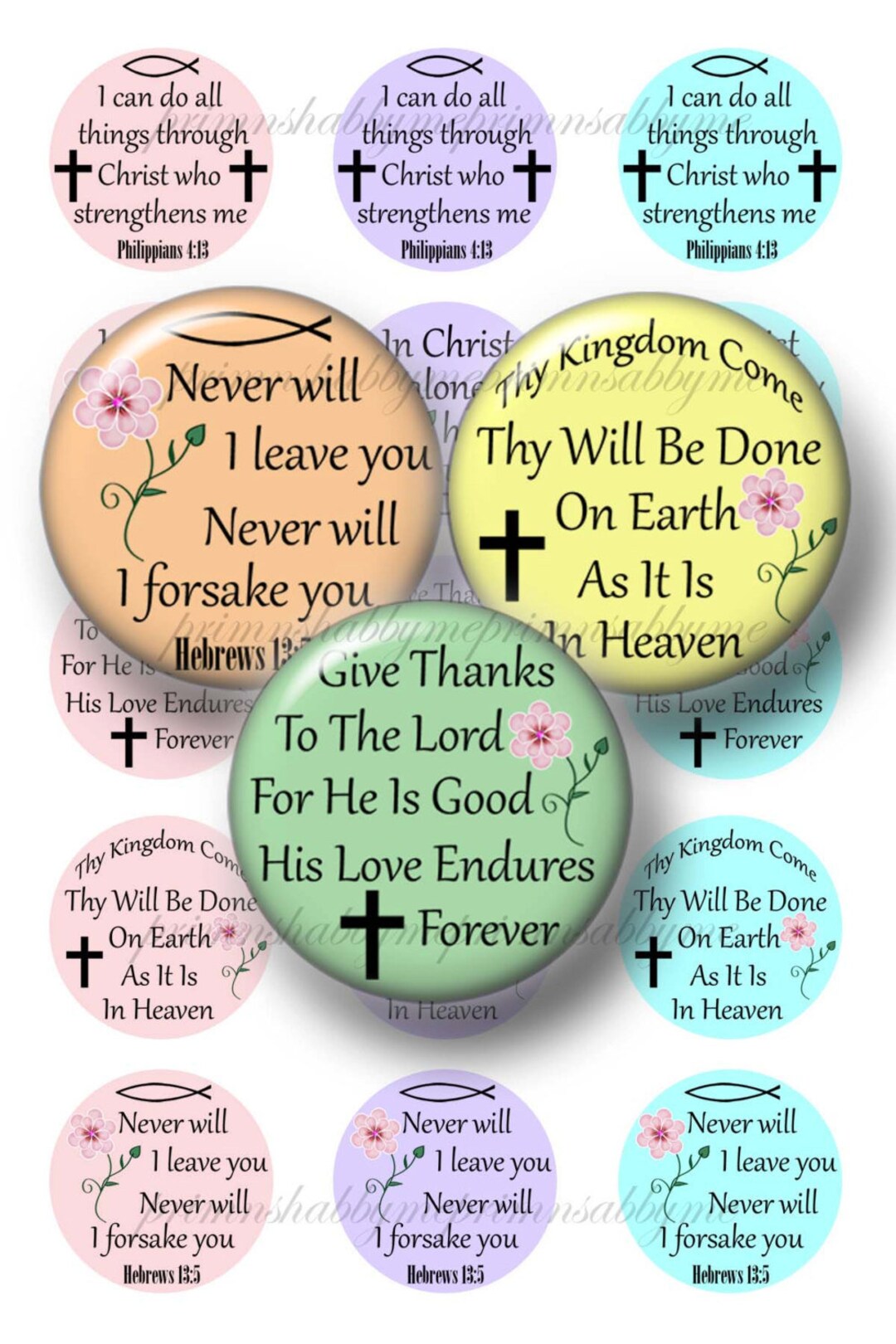CHRISTIAN, Bible Verses, Bottle Cap Images, 1 Inch Circles, Digital ...