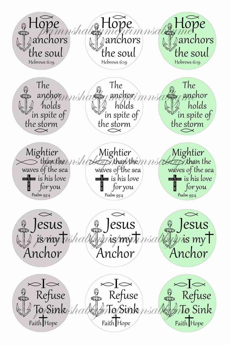 CHRISTIAN JESUS Bible Verses Bottle Cap Images 1 Inch | Etsy