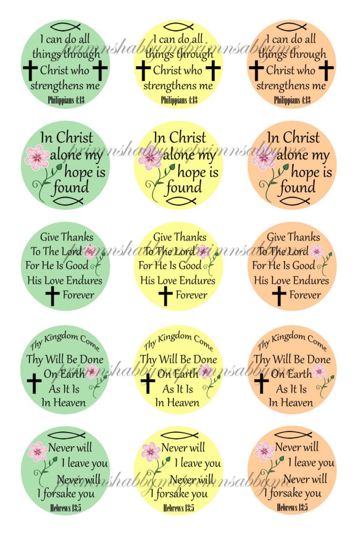 CHRISTIAN Bible Verses Bottle Cap Images 1 Inch Circles - Etsy