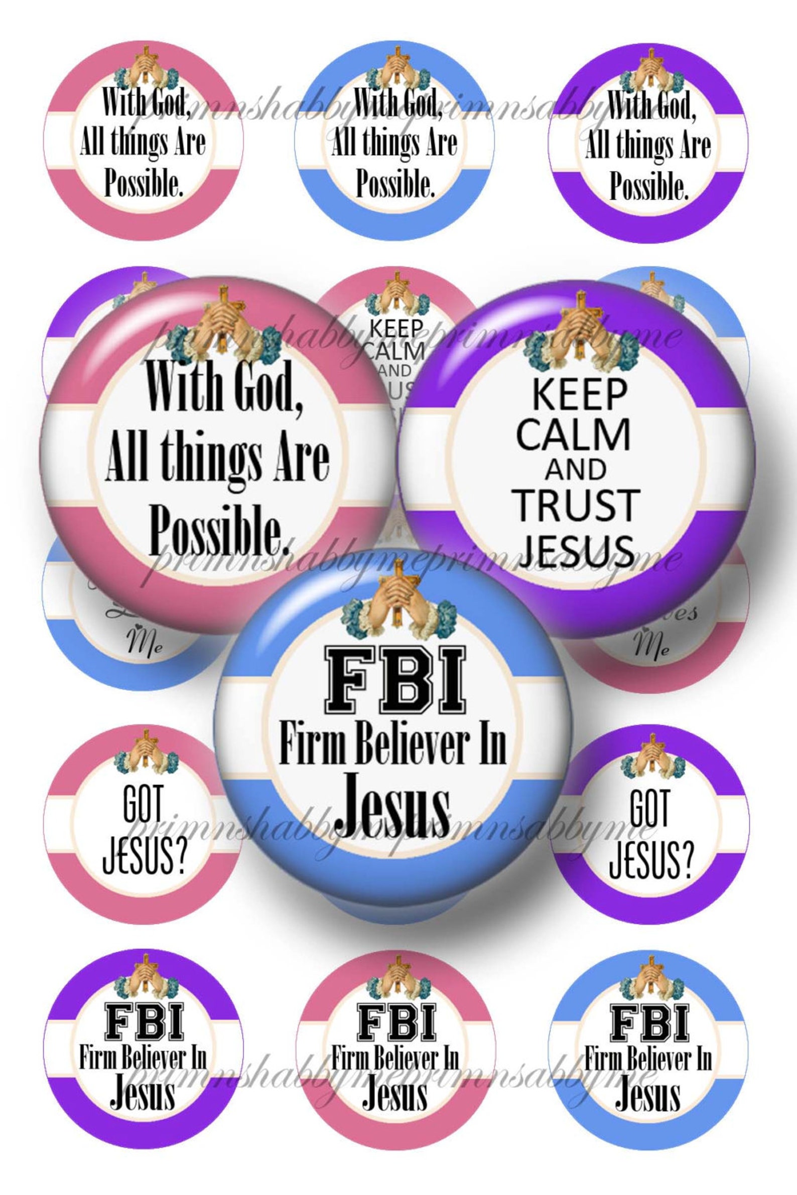 Christian Jesus Bible Verses Bottle Cap Images Digital | Etsy