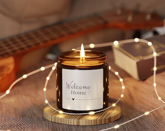 Scented Soy Candle, Housewarming Gift, Cinnamon Vanilla