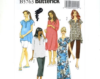 Butterick Sewing Pattern: Miss/Women's Dress, Top, Shorts, Pants (Sizes 18-24 Uncut B5763)