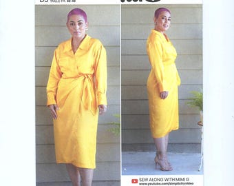 Misses Wrap Dress Sewing Pattern: by Mimi G Simplicity S9539, Sizes 4-12