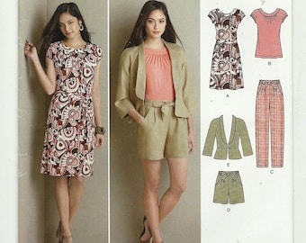 Simplicity 1808 Sewing Pattern: Misses' Dress, Top, Jacket, Shorts, Pants (Sizes 8-16)