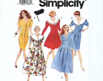 Simplicity 7776 Sewing Pattern: Princess Seam Dress, Sizes 18-24