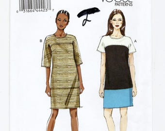 Vogue 8805 Misses Dress Sewing Pattern, Sizes 8-16, A-D Cup