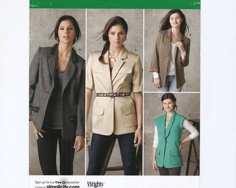 Simplicity 2340 Jacket Sewing Pattern: Misses Petite Sizes 6-14
