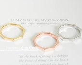 octagon  ring/stackable ring/stacking ring/stacked ring/womens ring/girls ring/unique ring/men ring/cool ring/couple ring,R087N