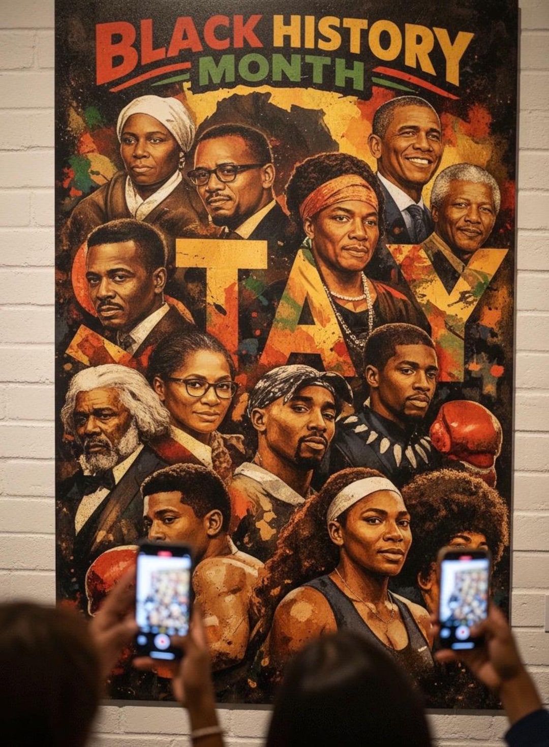 Black History Month Poster | African American Heritage Wall Art ...