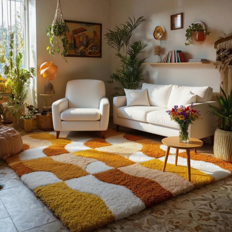 Funky Rug - Etsy