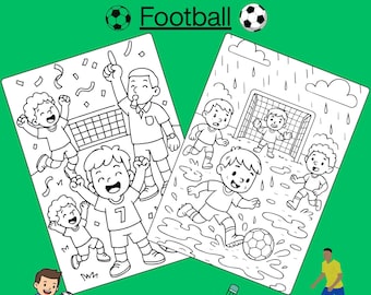 25 Football Coloring Pages - Printable A4 (PDF)