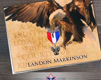 Thank You Cards, Eagle Scout, Customized, Court of Honor, BSA0202