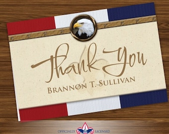 Thank You Cards, Eagle Scout, Customized, Court of Honor, BSA0402B