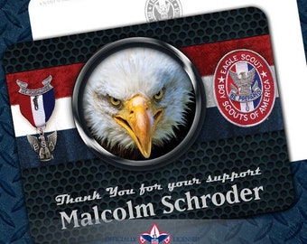 Thank You Cards, Eagle Scout, Customized, Court of Honor, BSA1012