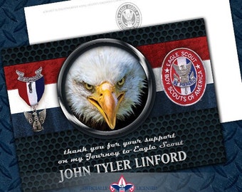 Postcard, Eagle Scout Postcard, Eagle Scout, Customized, Court of Honor, BSA1013