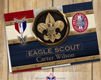 Thank You Cards, Eagle Scout, Customized, Court of Honor, BSA0902B