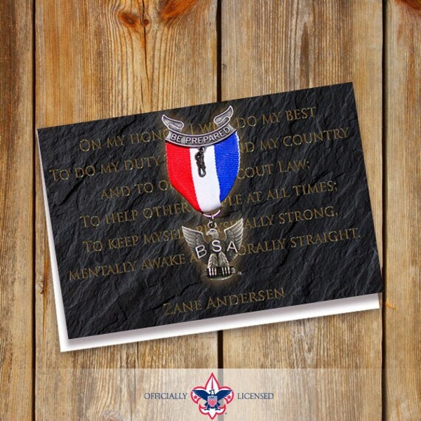 Thank You Cards, Eagle Scout, Customized, Court of Honor, BSA0102