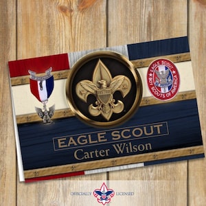 Thank You Cards, Eagle Scout, Customized, Court of Honor, BSA0902B