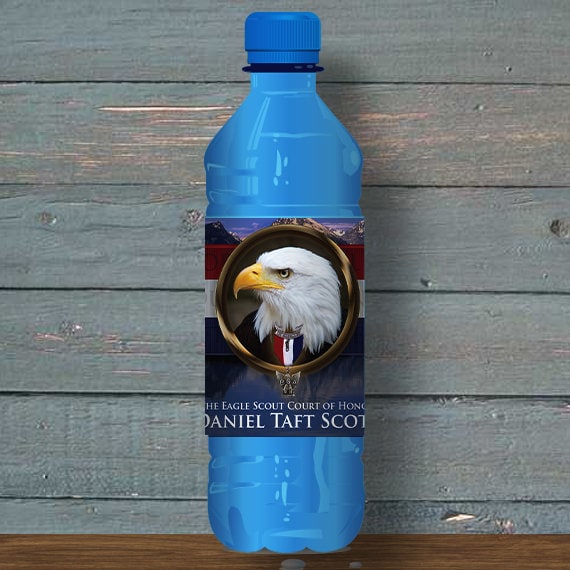 Water Bottle Wrapper, Eagle Court of Honor, Customized, BSA, BSA0606
