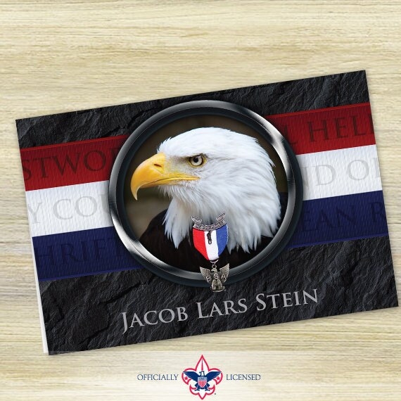 Thank You Cards, Eagle Scout, Customized, Court of Honor, BSA0502