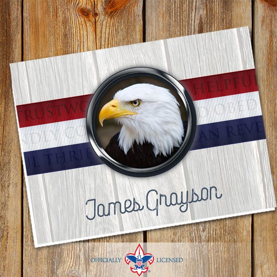 Thank You Cards, Eagle Scout, Customized, Court of Honor, BSA0702
