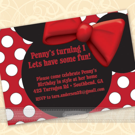 birthday party invitations, birthday party, polka dot birthday party, princess party, princess birthday party, IN345