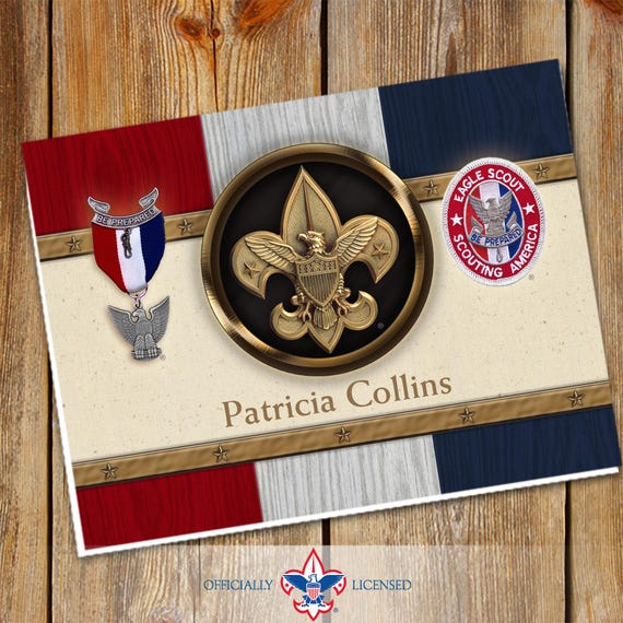 Thank You Cards, Eagle Scout, Customized, Court of Honor, BSA0902A