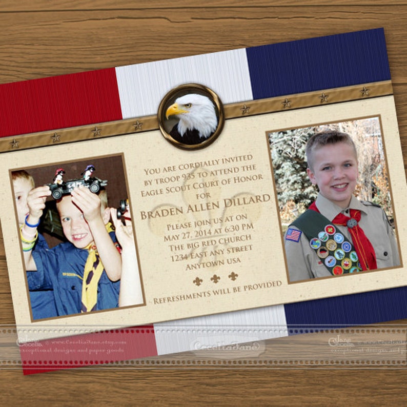 Eagle scout court of honor etiquette image