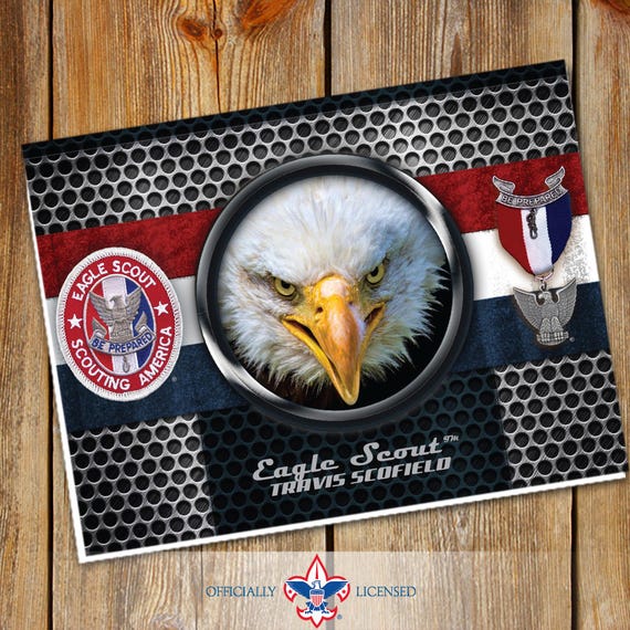 Thank You Cards, Eagle Scout, Customized, Court of Honor, BSA1002