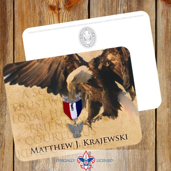 Thank You Cards, Eagle Scout, Customized, Court of Honor, BSA0212