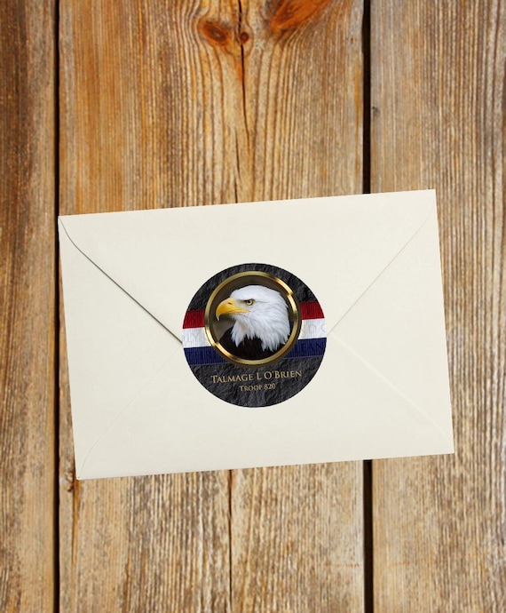 Courageous Eagle Scout Stickers, Court of Honor, custom Stickers, BSA0314B