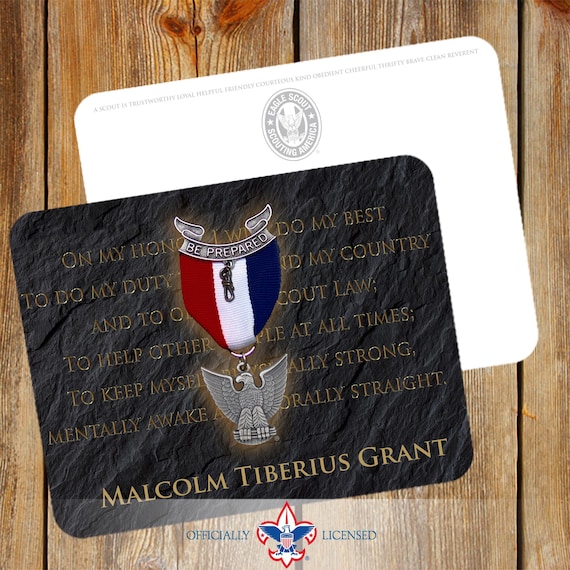 Thank You Cards, Eagle Scout, Customized, Court of Honor, BSA0112