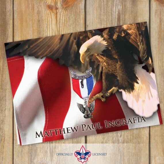 Thank You Cards, Eagle Scout, Customized, Court of Honor, BSA0802