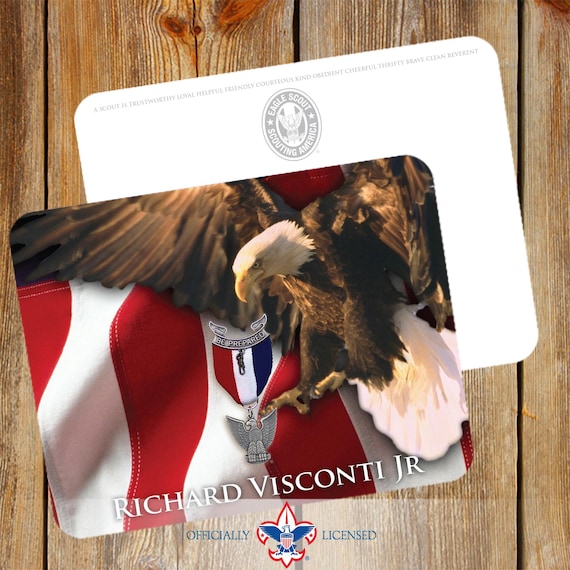 Thank You Cards, Eagle Scout, Customized, Court of Honor, BSA0812