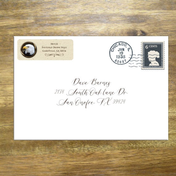 Return Address Labels, Eagle Scout, Customized, Eagle Scout Court of Honor, BSA0408