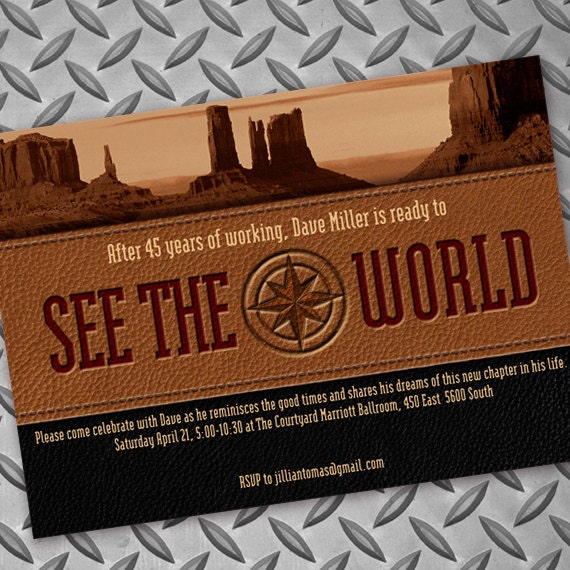 retirement party invitations surprise